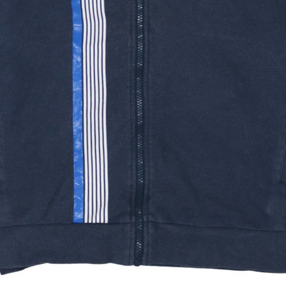 Mens UK Size M Emporio Armani Blue Full Zip Hoodie