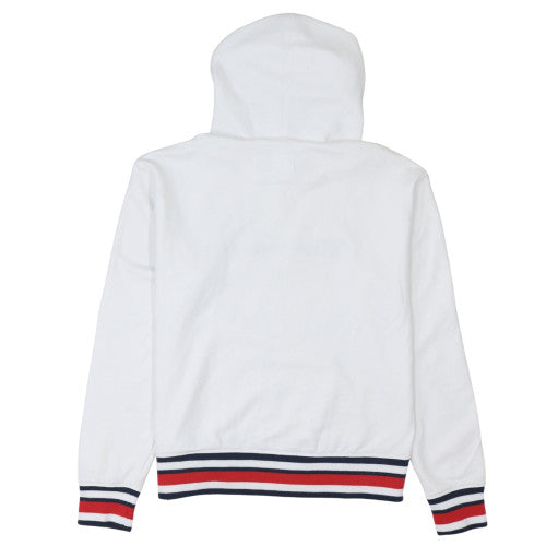 Womens UK Size L Champion White Pullover Hoodie