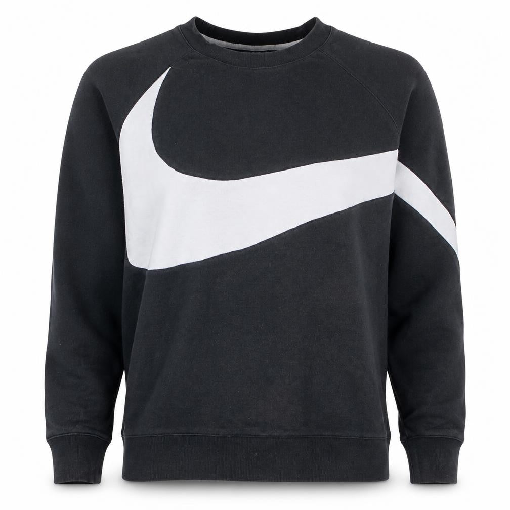 Womens UK Size L Nike Black Pullover Sweatshirt