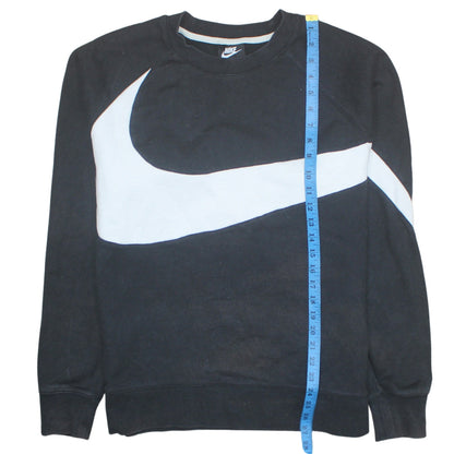 Womens UK Size L Nike Black Pullover Sweatshirt