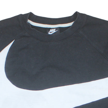 Womens UK Size L Nike Black Pullover Sweatshirt