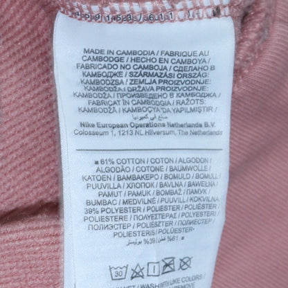 Womens UK Size XL Nike Pink Pullover Hoodie