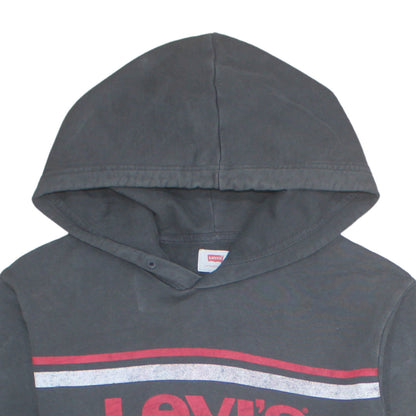 Mens UK Size M Levi's Grey Pullover Hoodie