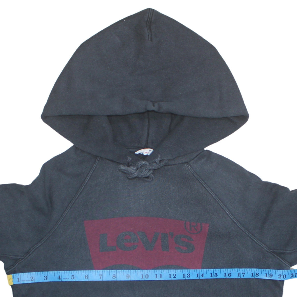 Womens UK Size 2XS Levi's Black Pullover Hoodie