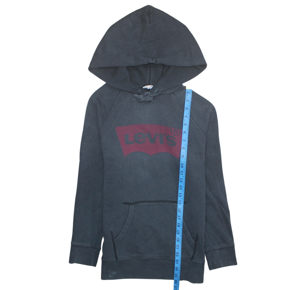 Womens UK Size 2XS Levi's Black Pullover Hoodie