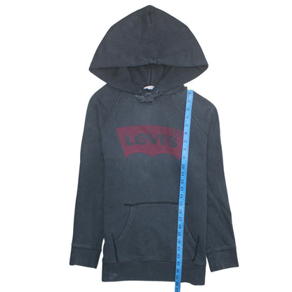 Womens UK Size 2XS Levi's Black Pullover Hoodie