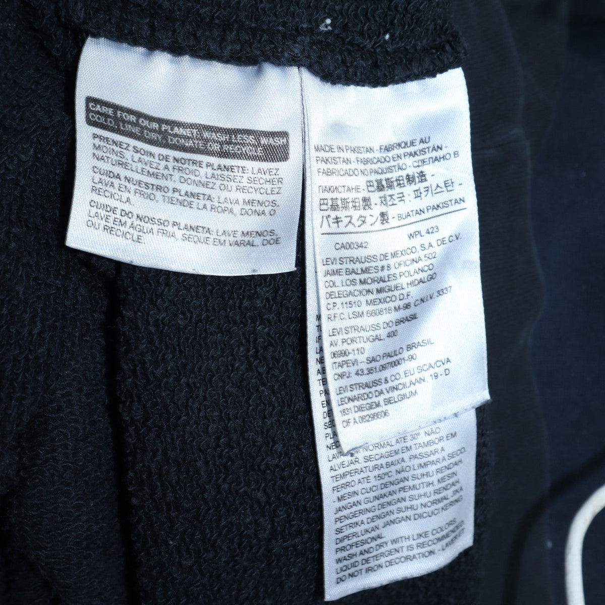 Womens UK Size 2XS Levi's Black Pullover Hoodie