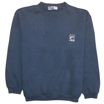 Womens UK Size L FILA Blue Pullover Sweatshirt
