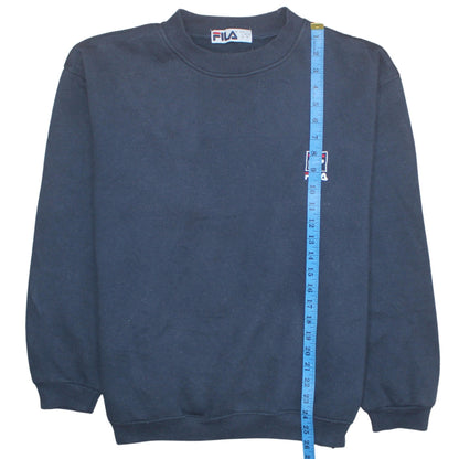 Womens UK Size L FILA Blue Pullover Sweatshirt