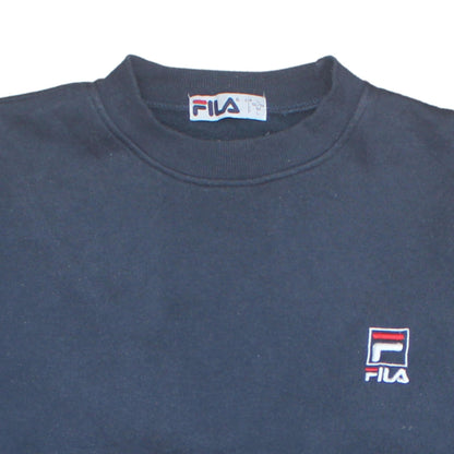 Womens UK Size L FILA Blue Pullover Sweatshirt