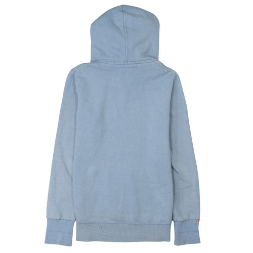 Womens UK Size L Superdry Blue Pullover Hoodie