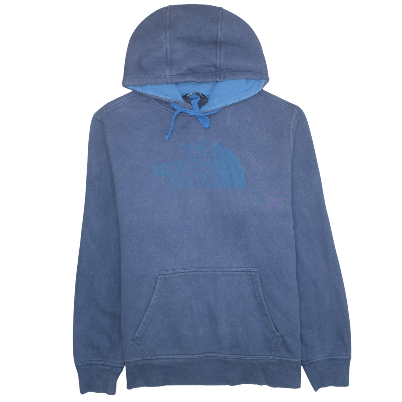 Mens UK Size L The North Face Blue Pullover Hoodie