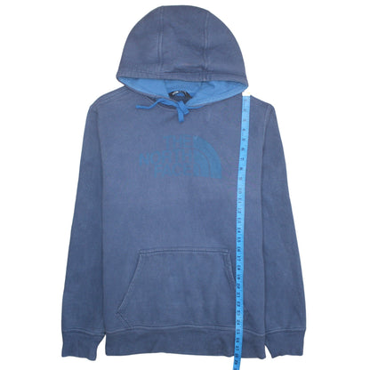 Mens UK Size L The North Face Blue Pullover Hoodie