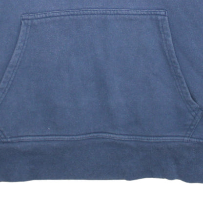 Mens UK Size L The North Face Blue Pullover Hoodie
