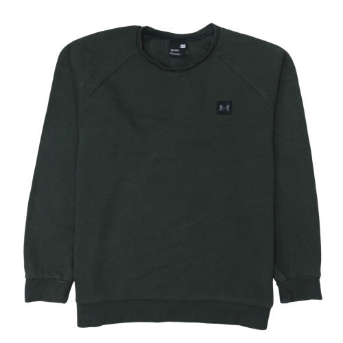 Mens UK Size L Under armour Green Pullover Sweatshirt