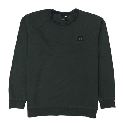 Mens UK Size L Under armour Green Pullover Sweatshirt