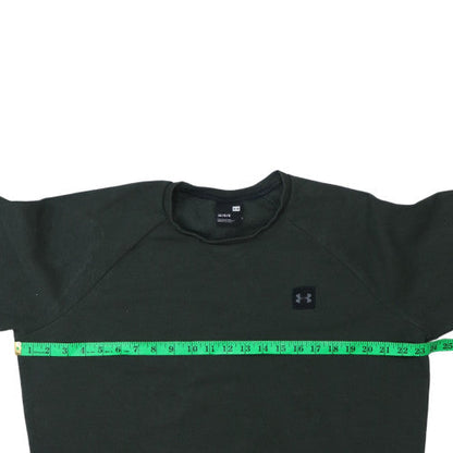 Mens UK Size L Under armour Green Pullover Sweatshirt