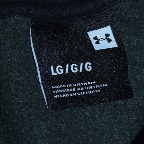 Mens UK Size L Under armour Green Pullover Sweatshirt