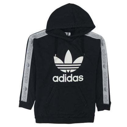 Womens UK Size 10 adidas Black Pullover Hoodie