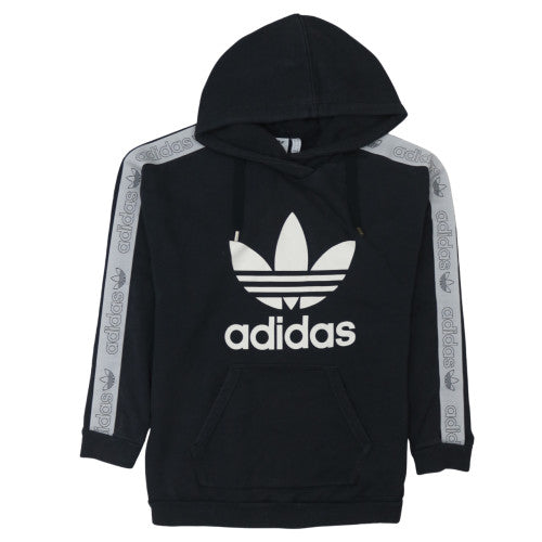Womens UK Size 10 adidas Black Pullover Hoodie
