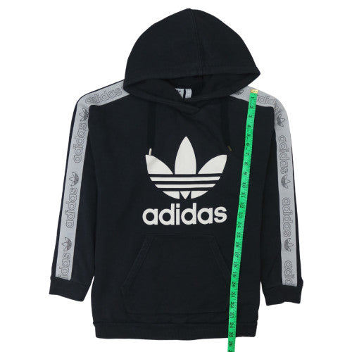 Womens UK Size 10 adidas Black Pullover Hoodie