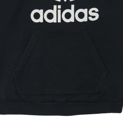 Womens UK Size 10 adidas Black Pullover Hoodie