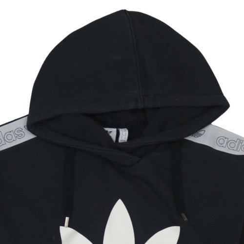 Womens UK Size 10 adidas Black Pullover Hoodie
