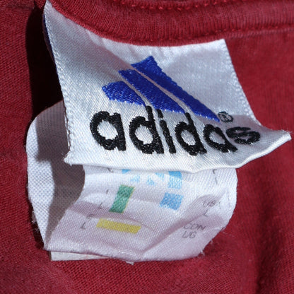 Mens UK Size L adidas Red  T-Shirt