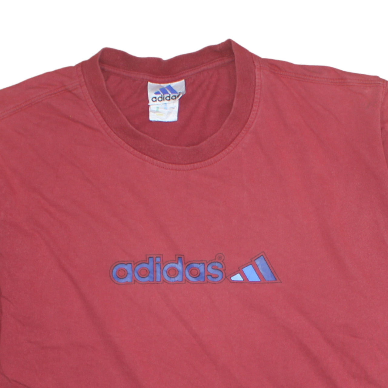 Mens UK Size L adidas Red  T-Shirt