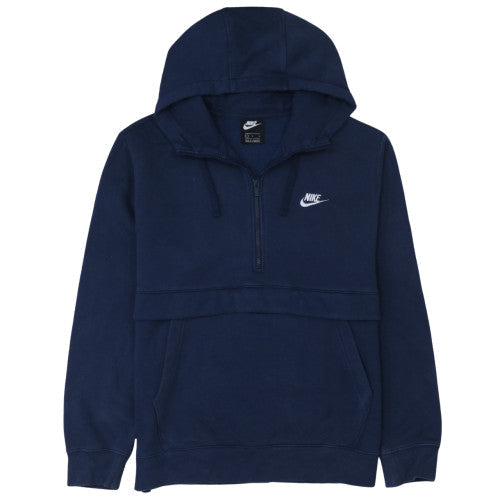 Mens UK Size L Nike Blue Pullover Hoodie