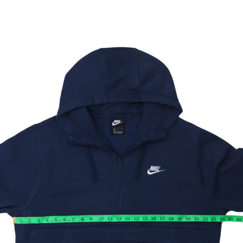 Mens UK Size L Nike Blue Pullover Hoodie