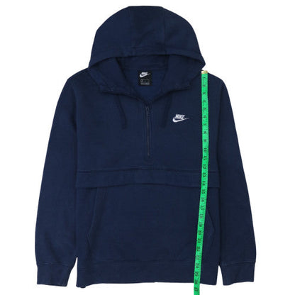 Mens UK Size L Nike Blue Pullover Hoodie