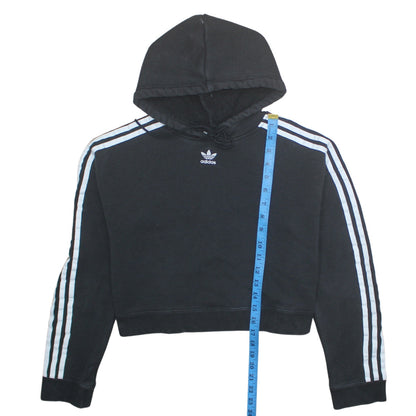 Womens UK Size 8 adidas Black Pullover Hoodie