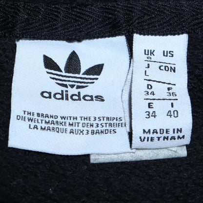 Womens UK Size 8 adidas Black Pullover Hoodie