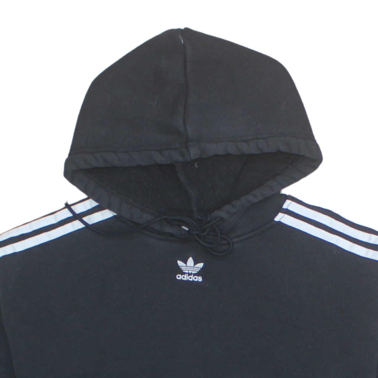 Womens UK Size 8 adidas Black Pullover Hoodie