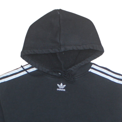 Womens UK Size 8 adidas Black Pullover Hoodie