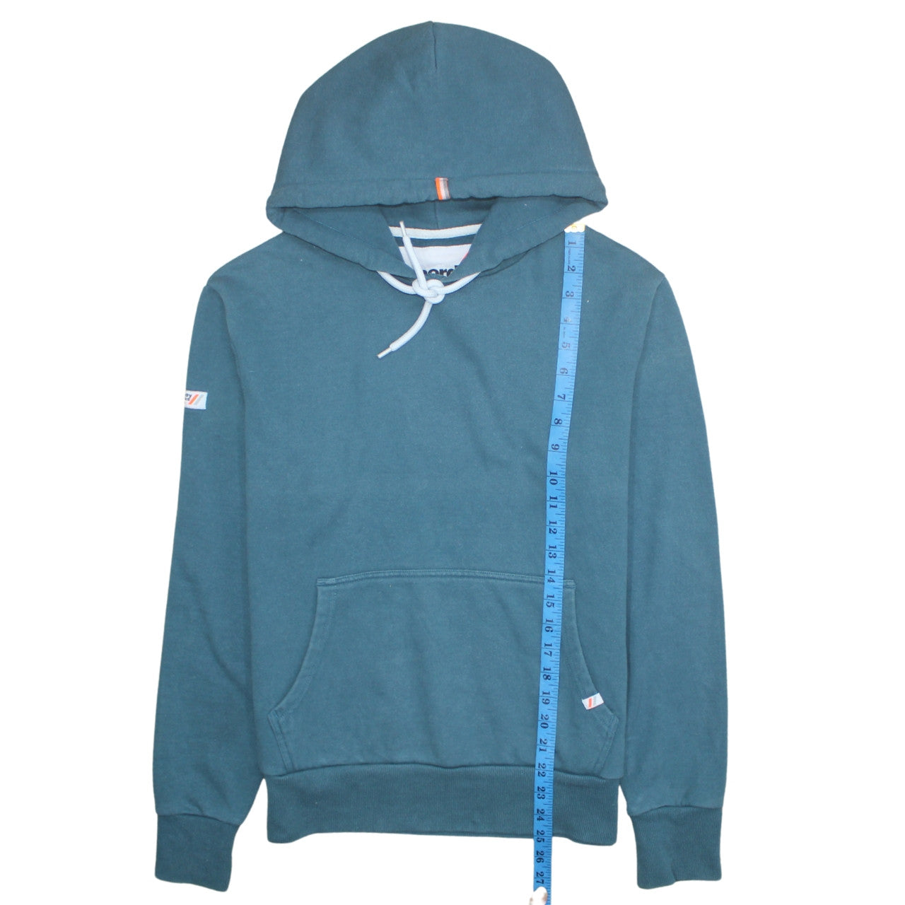 Womens UK Size M Superdry Blue Pullover Hoodie