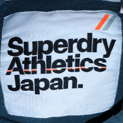 Womens UK Size M Superdry Blue Pullover Hoodie