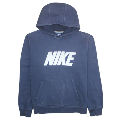 Womens UK Size XL Nike Blue Pullover Hoodie