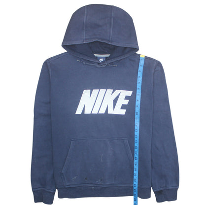 Womens UK Size XL Nike Blue Pullover Hoodie
