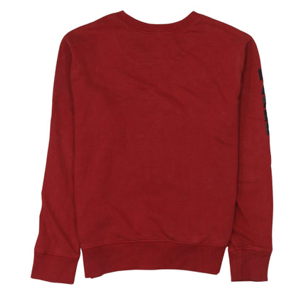 Ralph Lauren Boys Red Pullover Sweatshirt 12-14 Years Crew Neck Graphic Logo