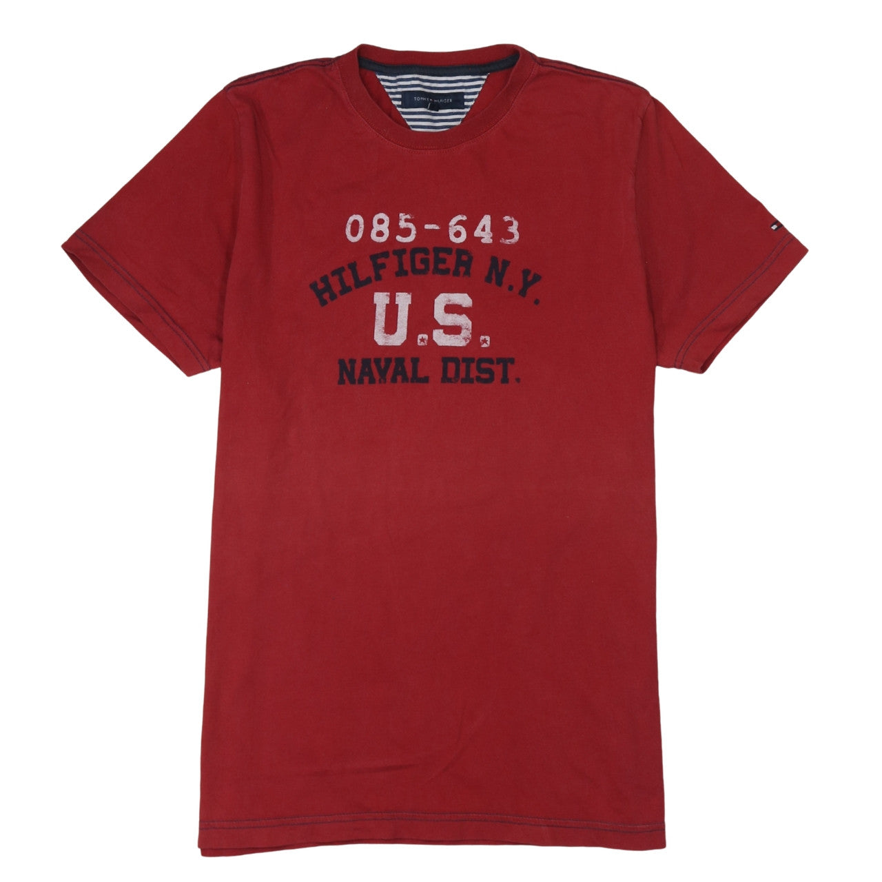 Mens UK Size M Tommy Hilfiger Red  T-Shirt