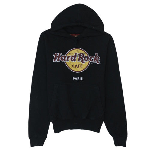 Womens UK Size S Hard Rock Cafe Black Pullover Hoodie