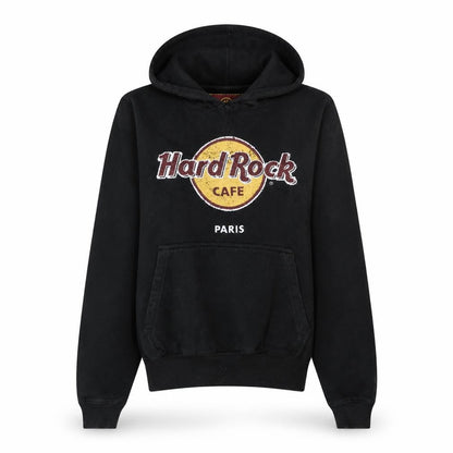 Womens UK Size S Hard Rock Cafe Black Pullover Hoodie