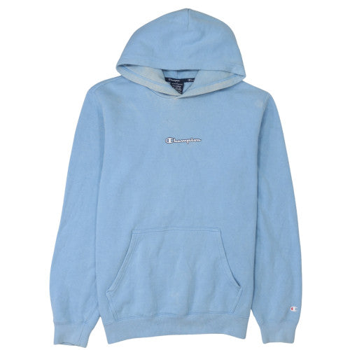Mens UK Size XL Champion Blue Pullover Hoodie