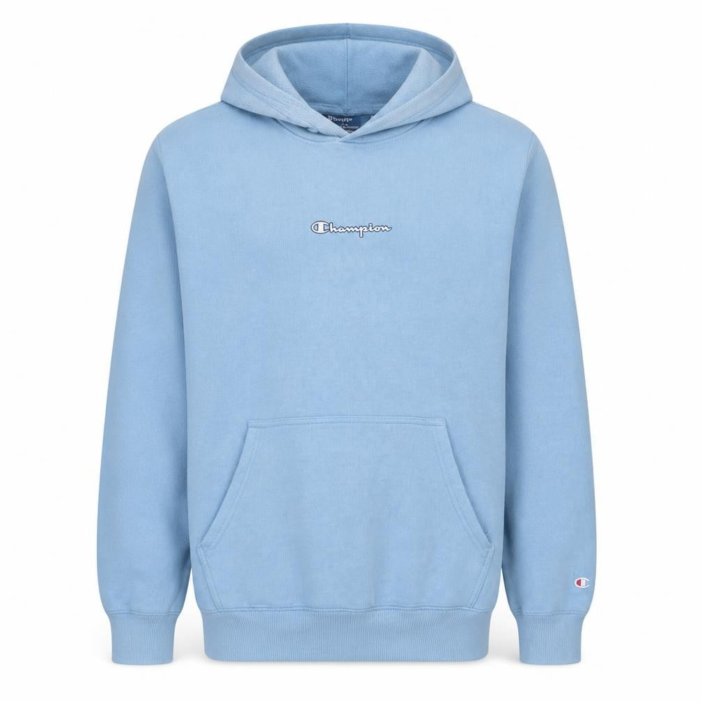 Mens UK Size XL Champion Blue Pullover Hoodie