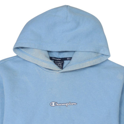 Mens UK Size XL Champion Blue Pullover Hoodie