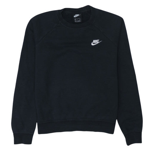 Womens UK Size S Nike Black Pullover Sweatshirt