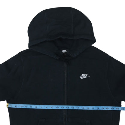 Mens UK Size M Nike Black Full Zip Hoodie