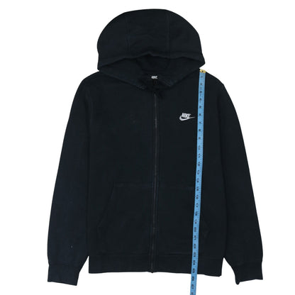 Mens UK Size M Nike Black Full Zip Hoodie